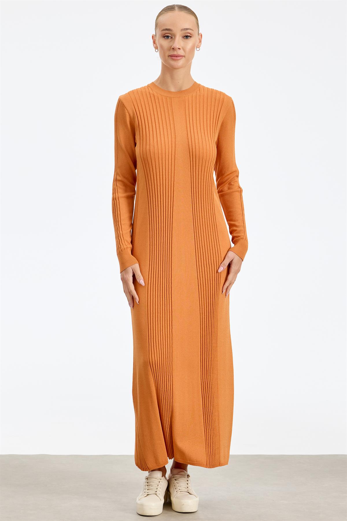 Fitil Detaylı Rayon Elbise SOMON