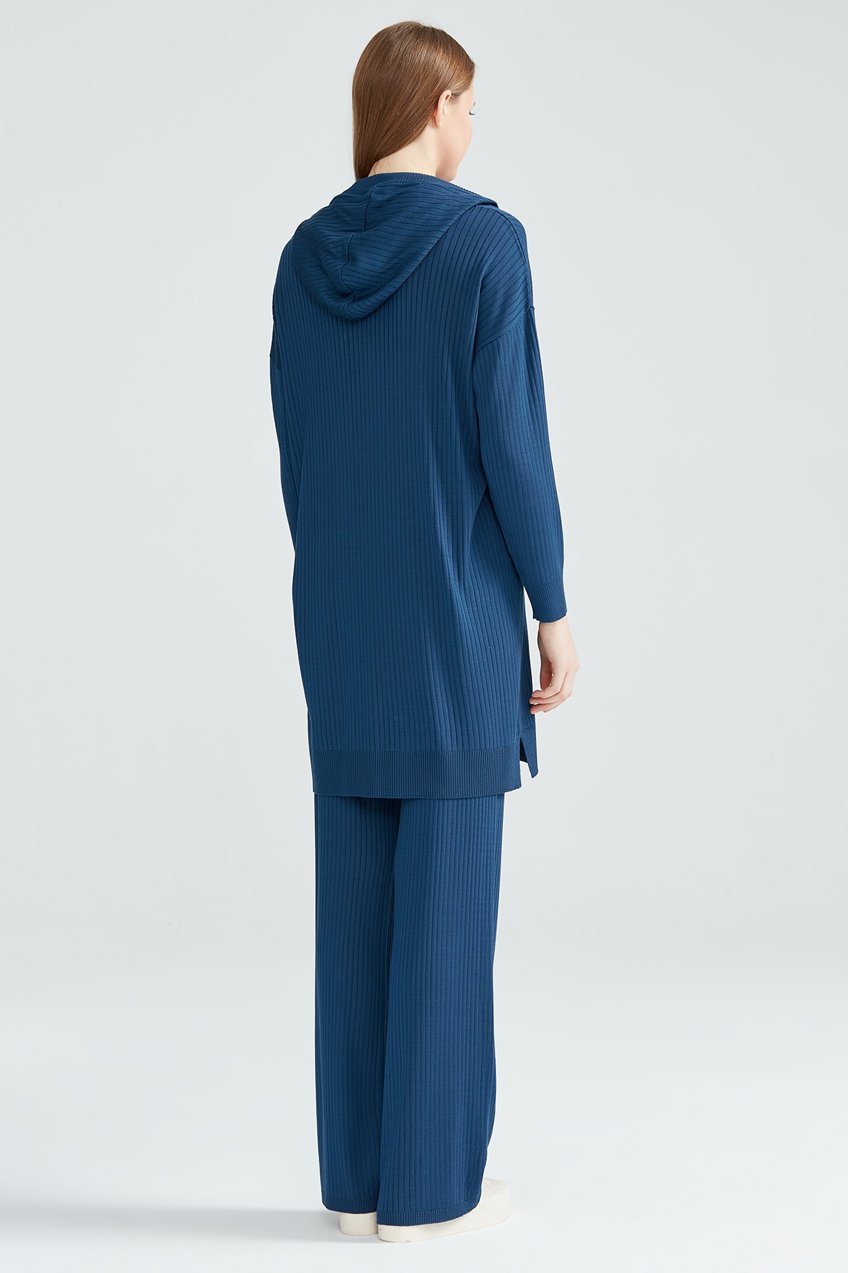 Fitilli Pantolonlu Triko Takım CLASSİC BLUE