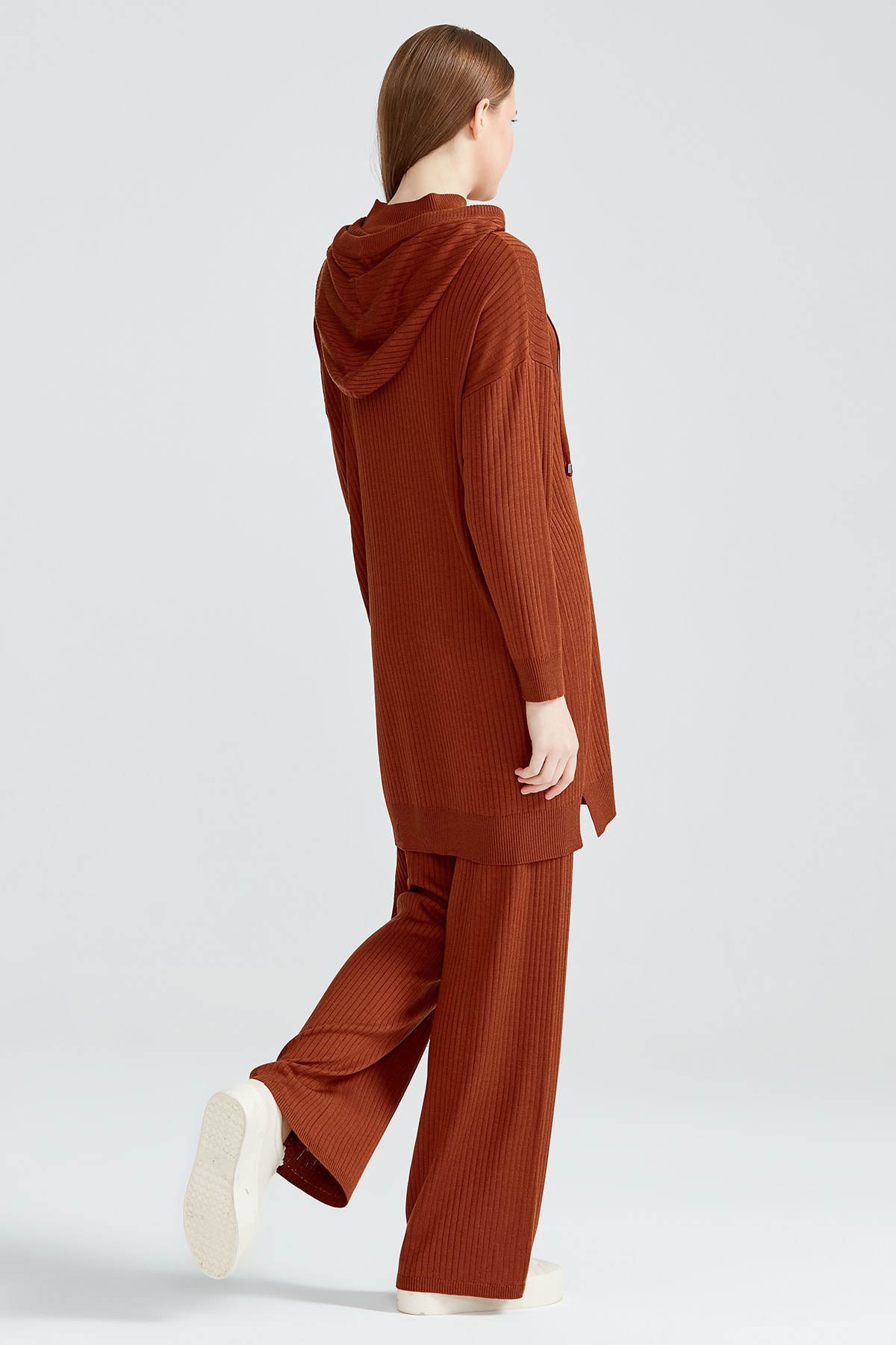 Fitilli Pantolonlu Triko Takım TABA