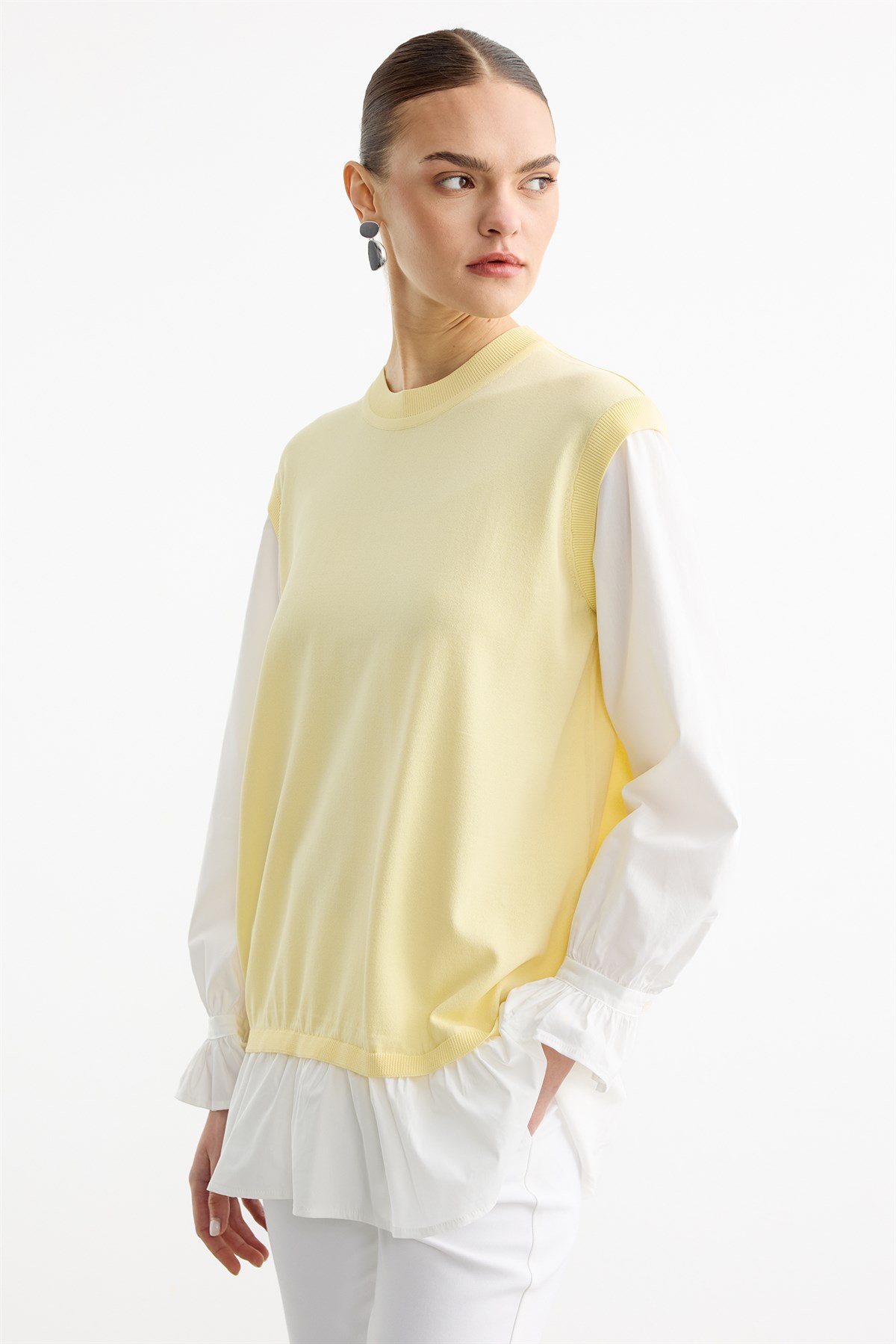 Poplin Garnili  Rayon Tunik SARI