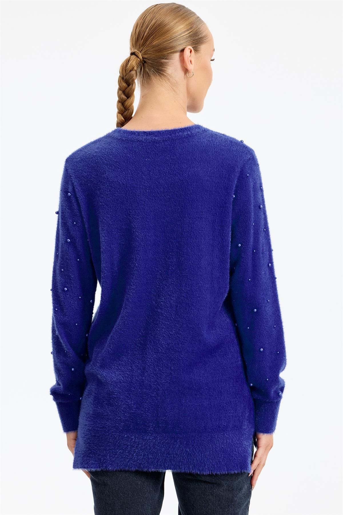 İnci Detaylı Triko Tunik SAKS