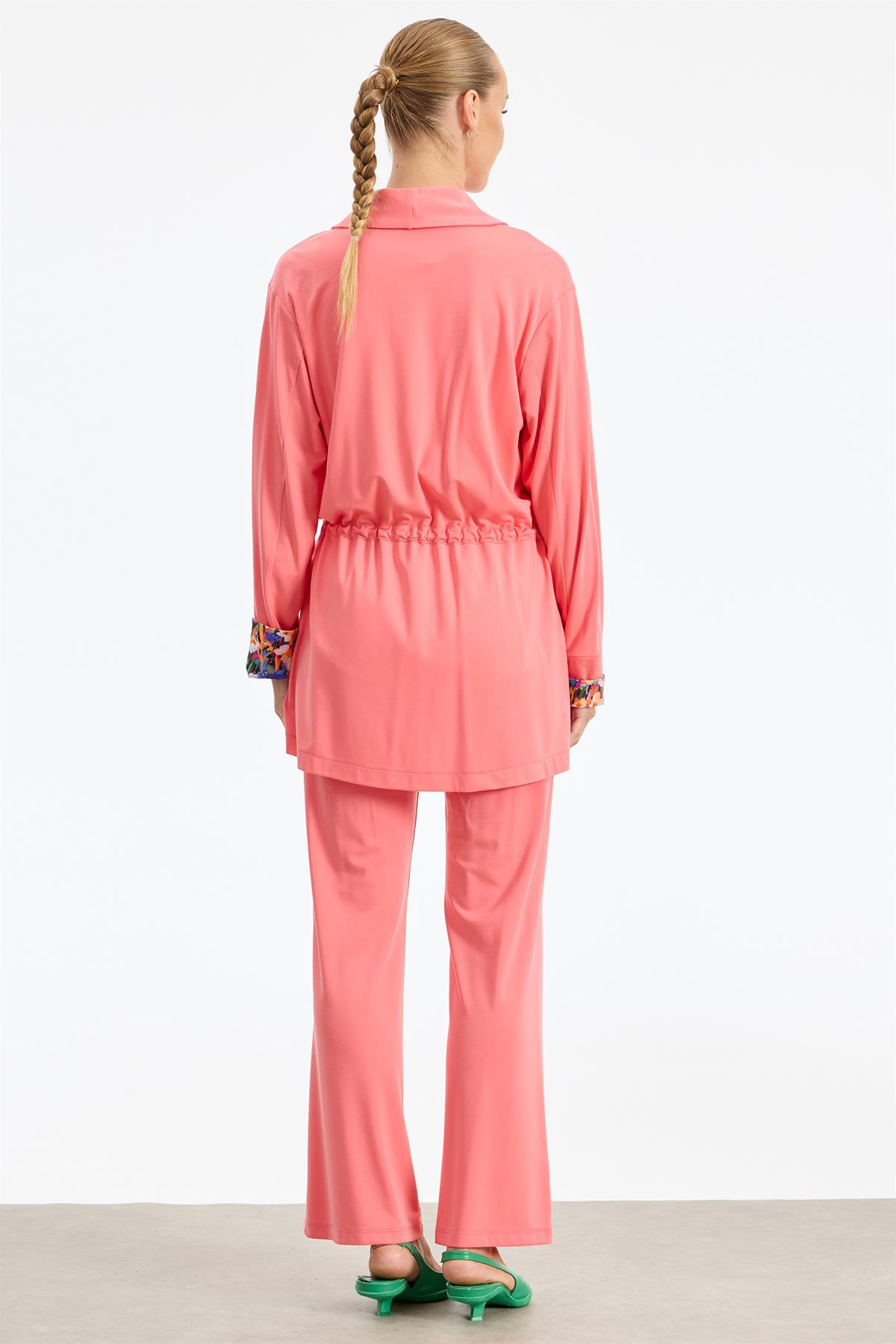 Kol Dublesi Kombinli Broş Detaylı Takım KARİDES