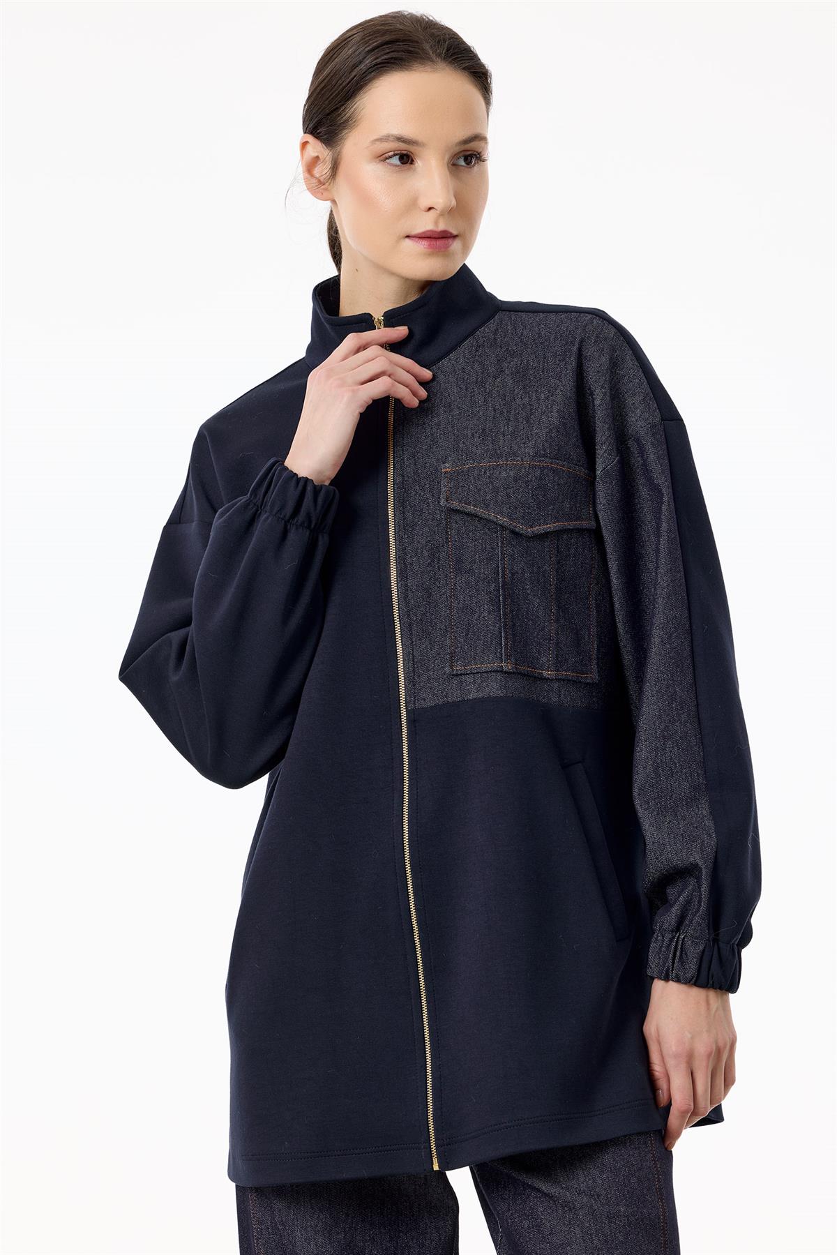 Kot Kombinli Pantolonlu Takım LACİVERT