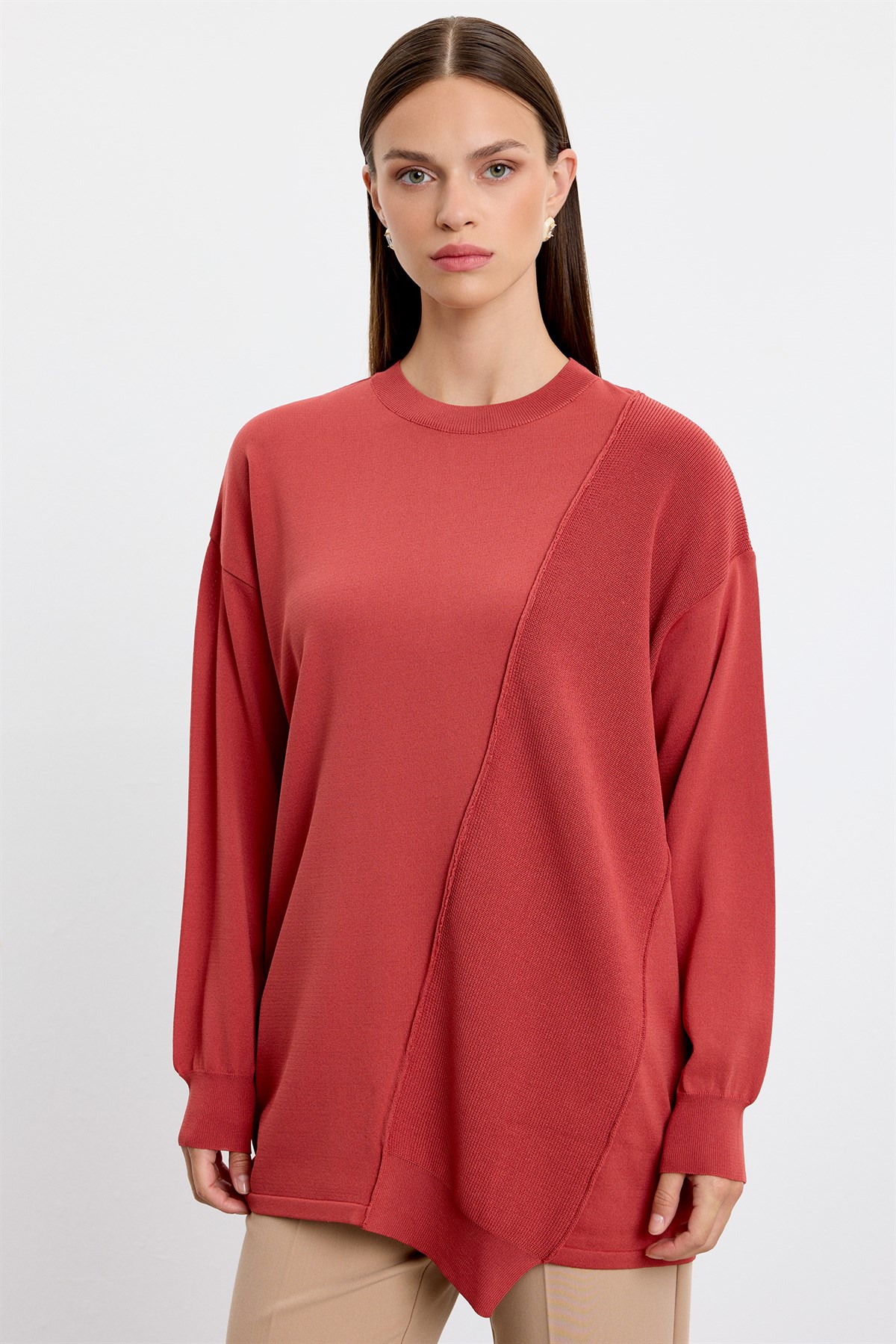 Örgü Detaylı Rayon Tunik SOMON