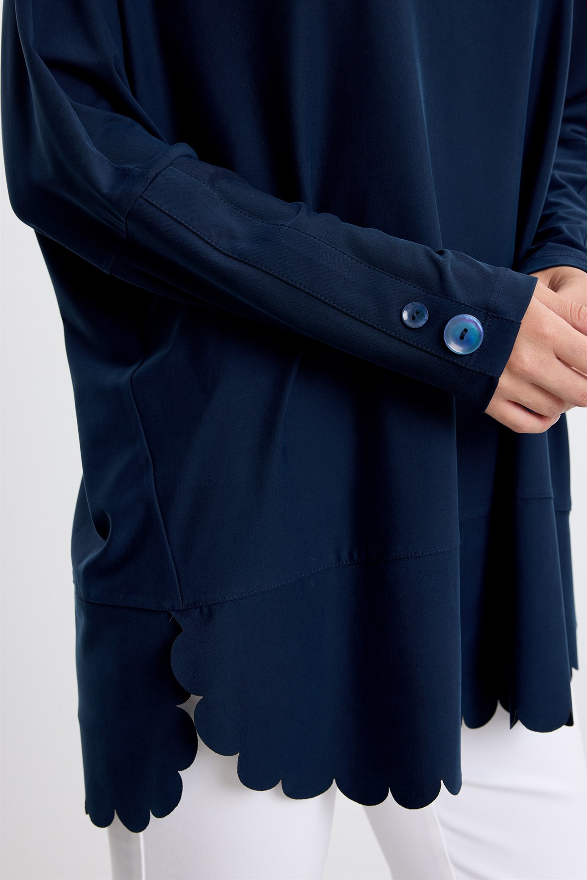 Oversize Tunik LACİVERT