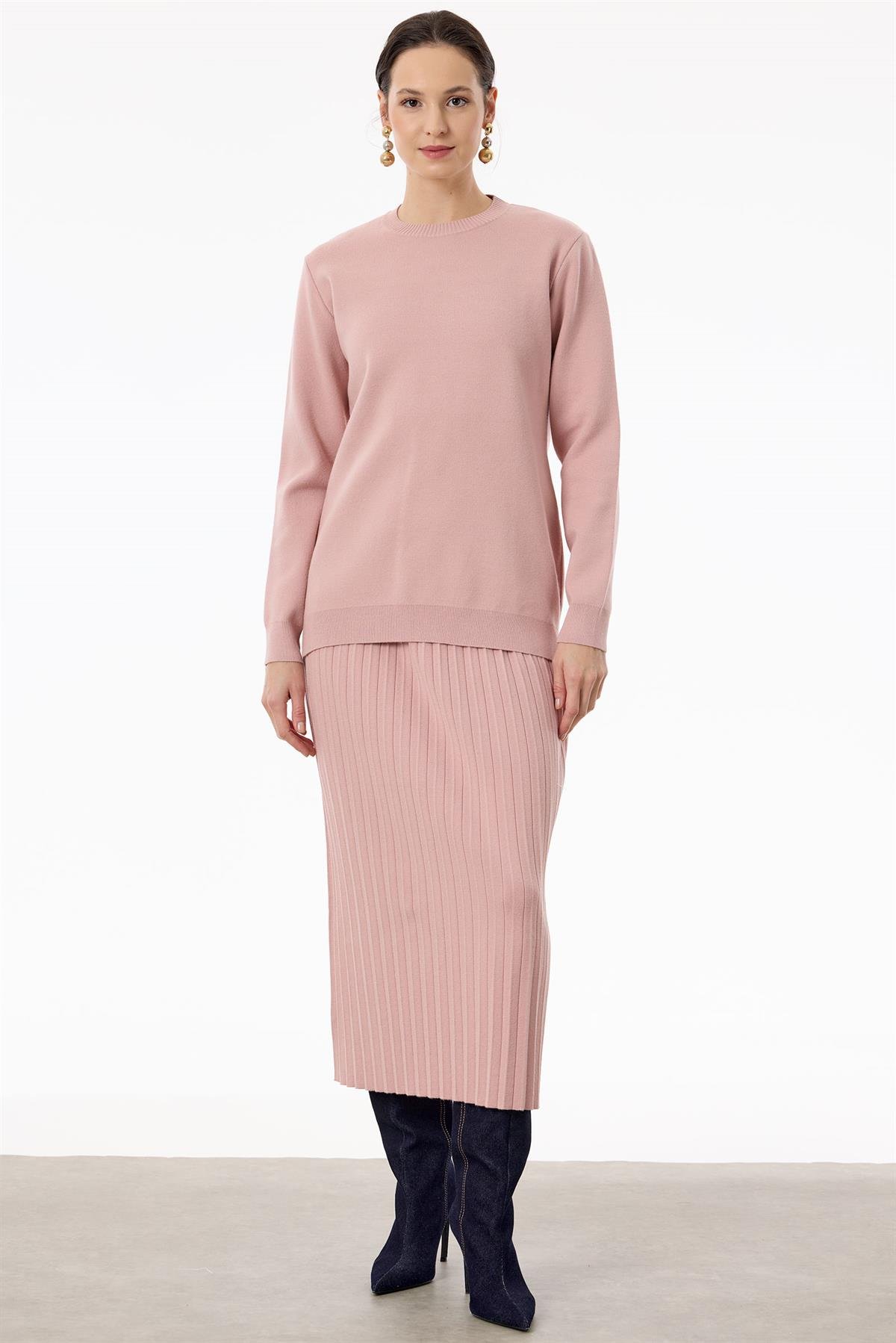 Pileli Etekli Takım PUDRA