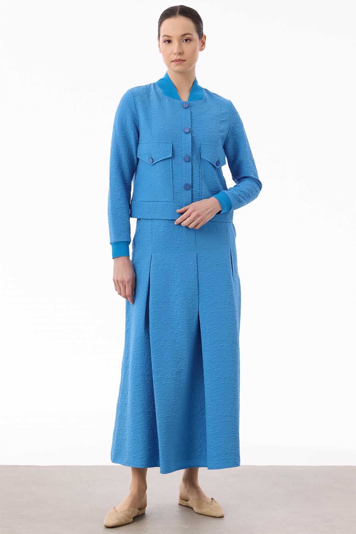 Ribana Detaylı Gofreli Takım MAVİ