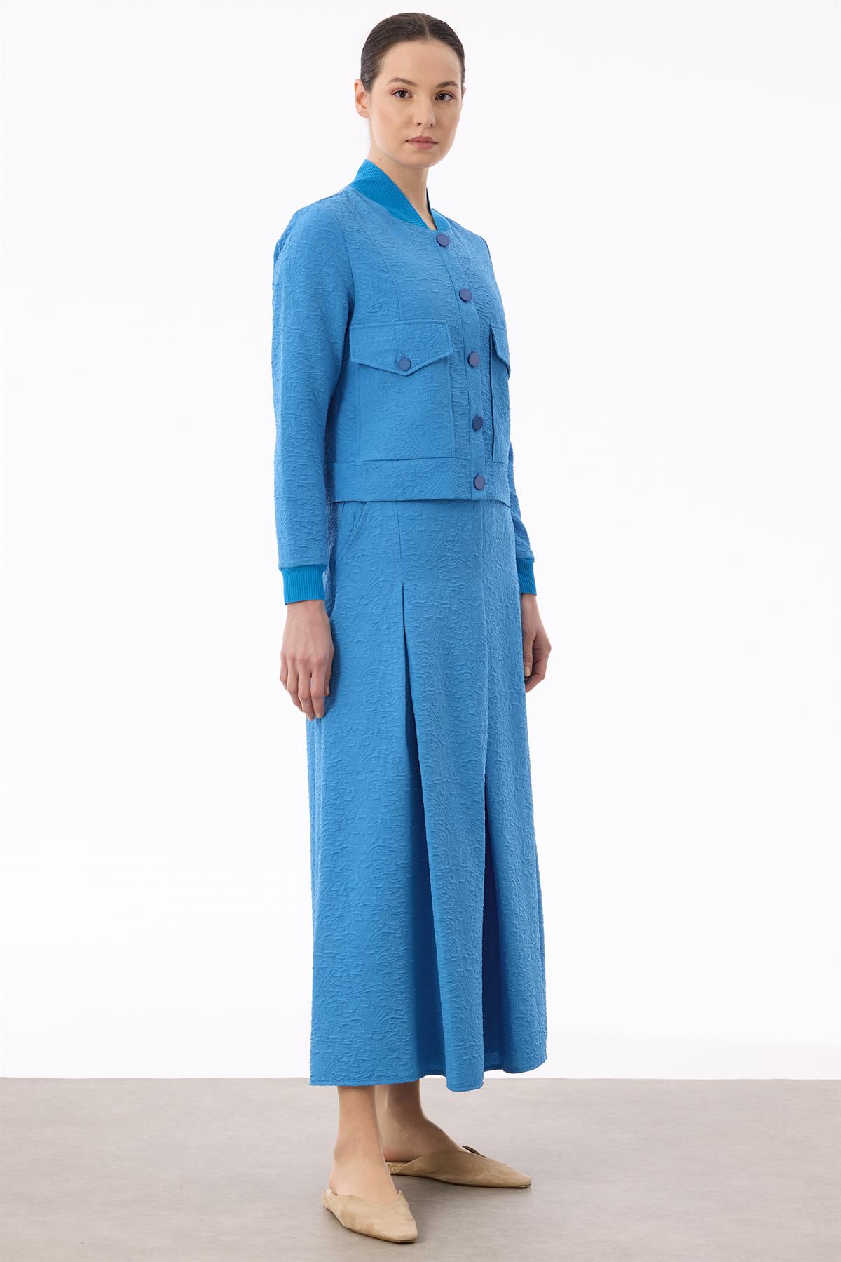 Ribana Detaylı Gofreli Takım MAVİ