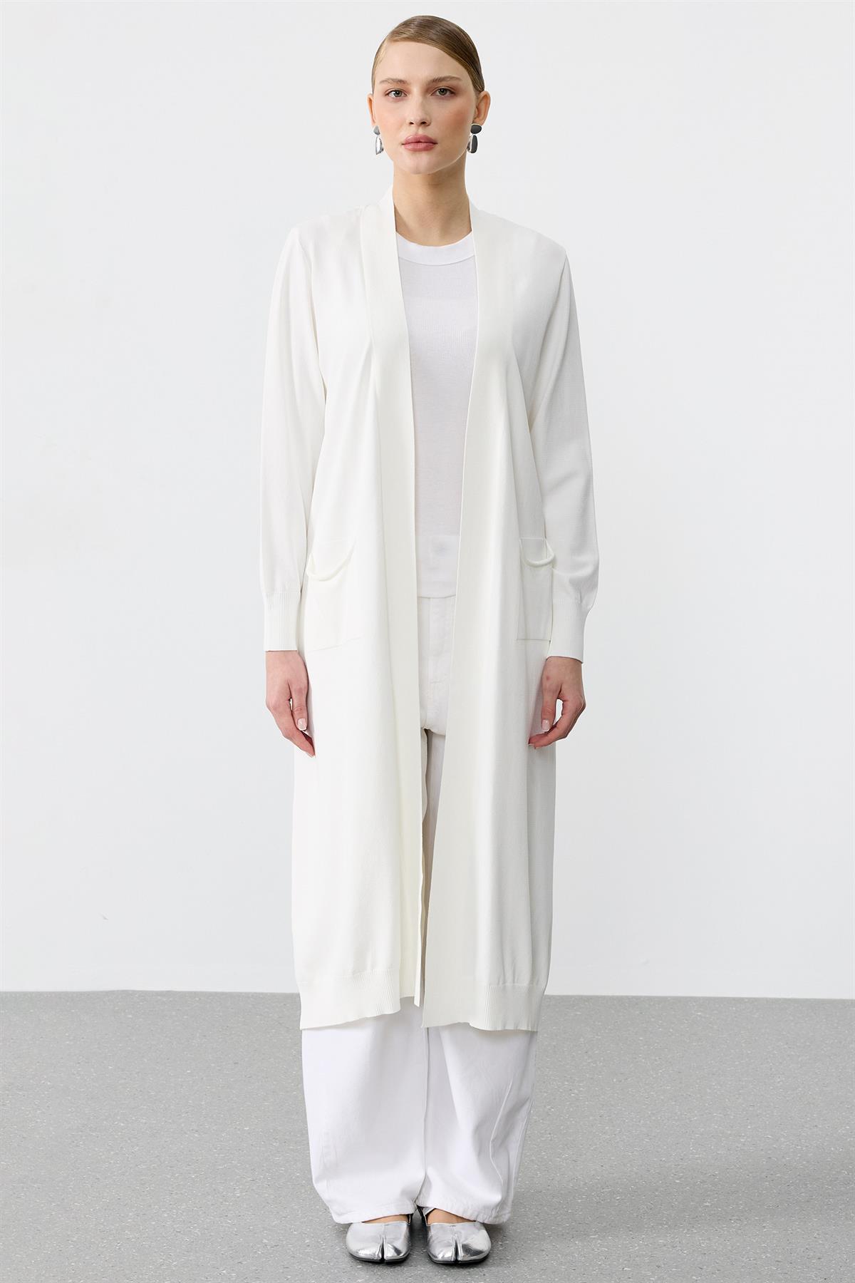 SOSİS CEPLİ BASIC RAYON HIRKA EKRU