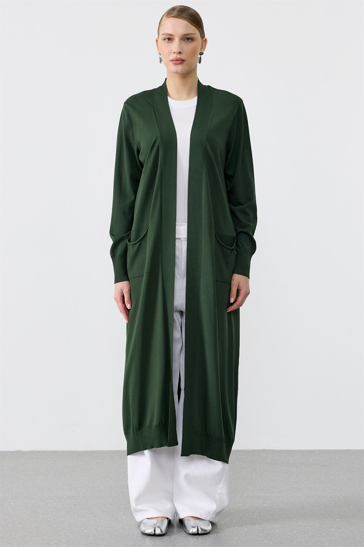 SOSİS CEPLİ BASIC RAYON HIRKA ZÜMRÜT