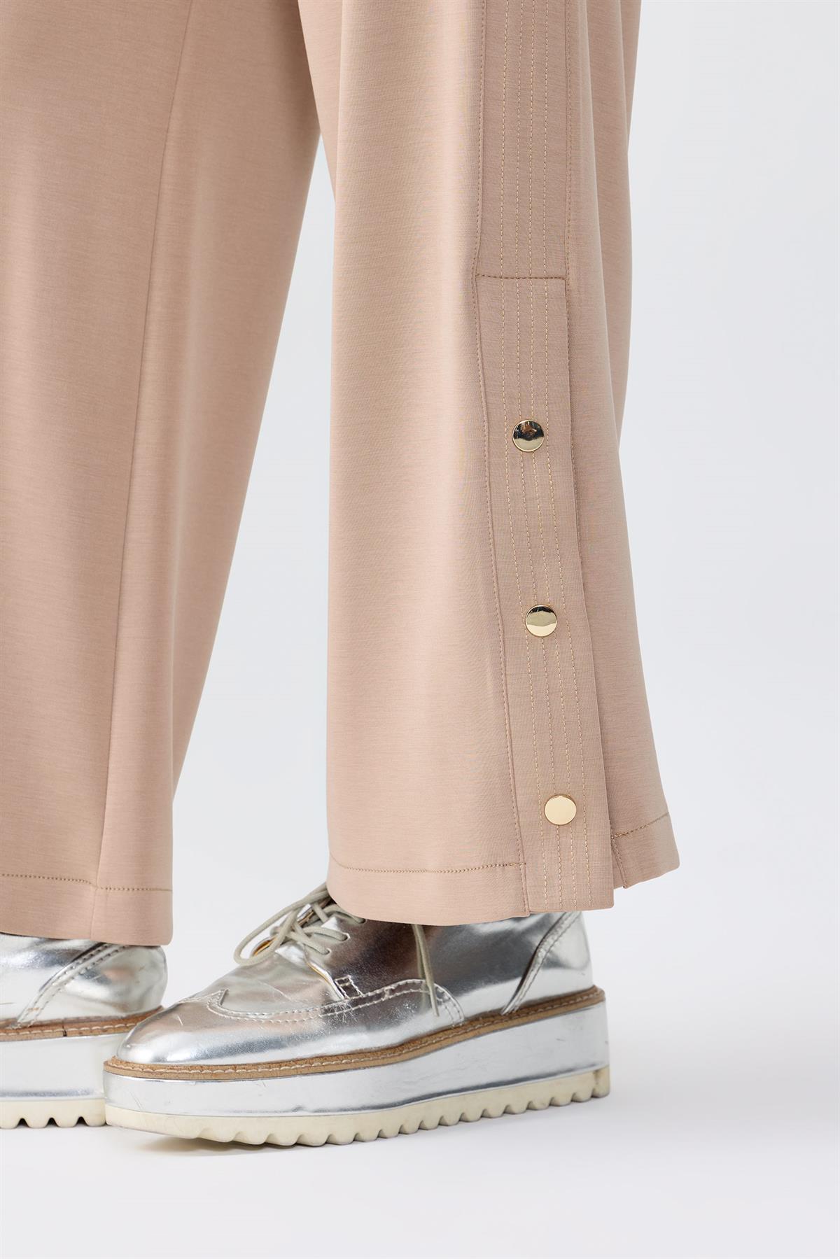 Spor Dikiş Detaylı Paçaları Çıtçıtlı Takım CAMEL