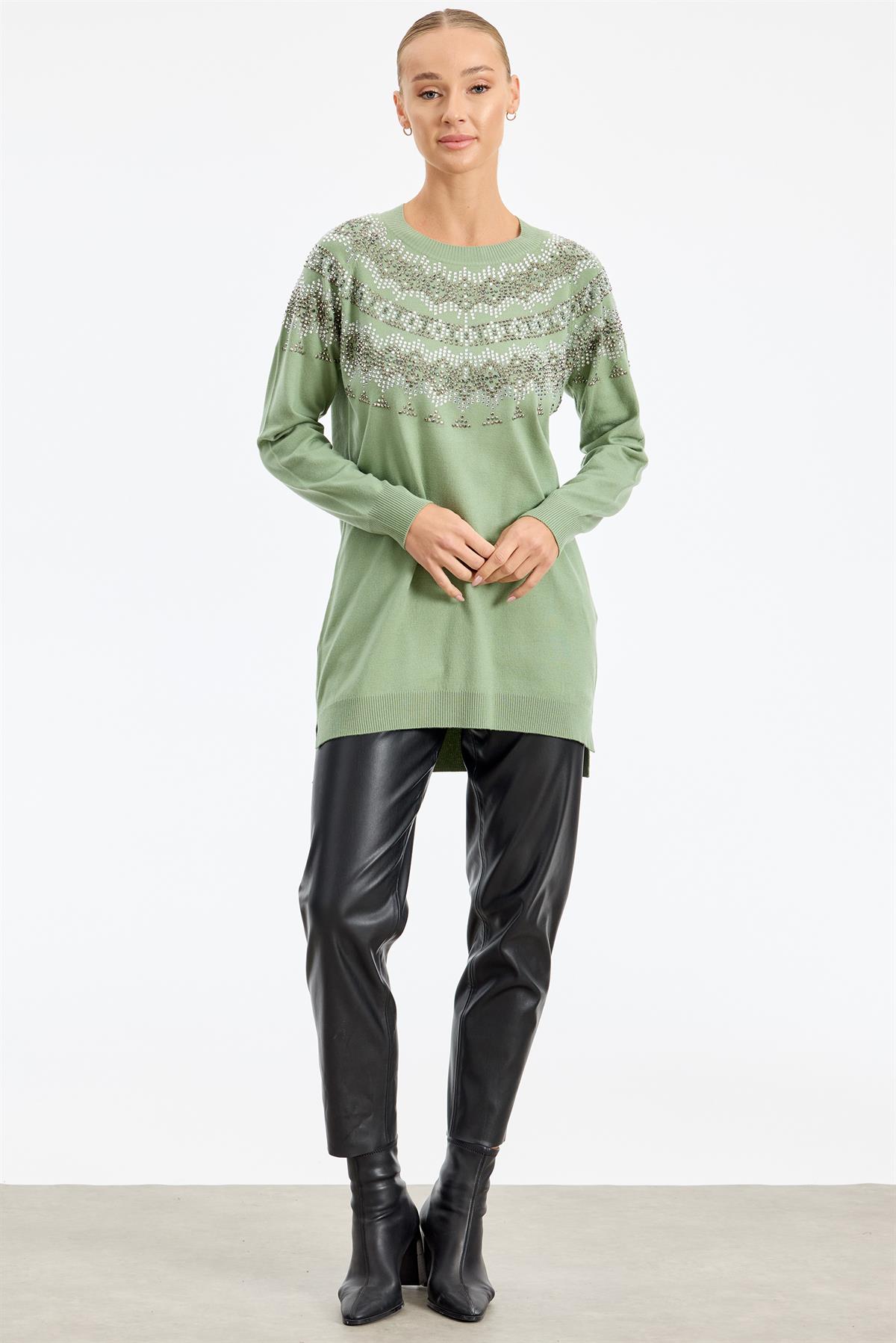 Taş Detaylı Tunik ÇAĞLA