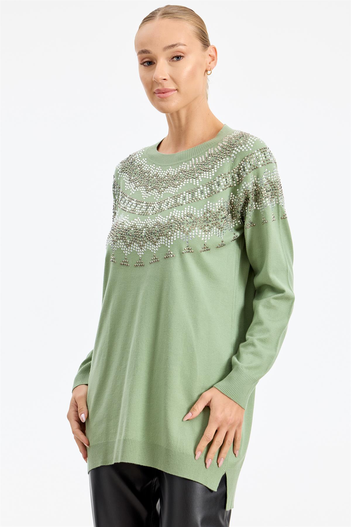 Taş Detaylı Tunik ÇAĞLA