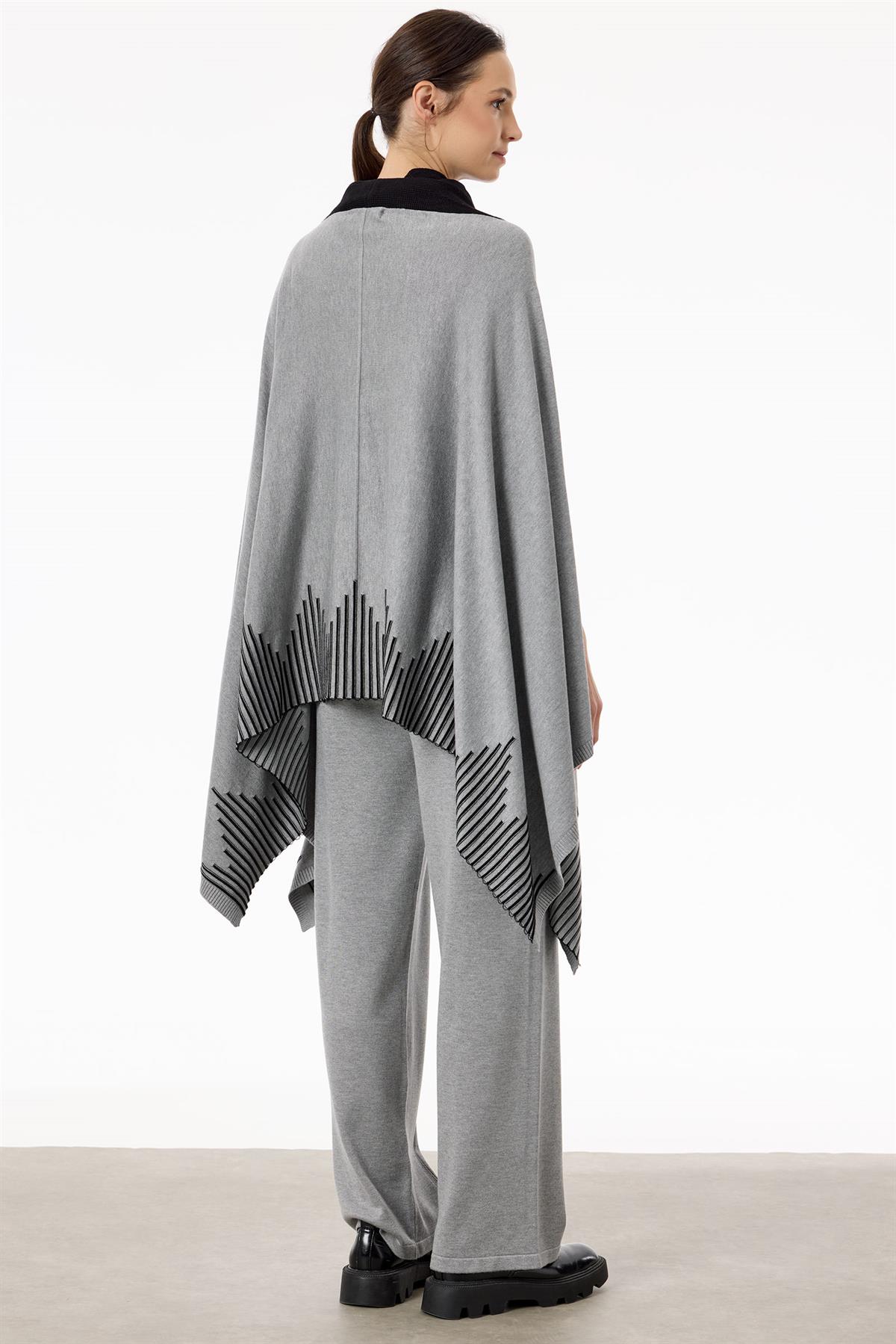 Triko Panço Pantolon Takımı GRİ