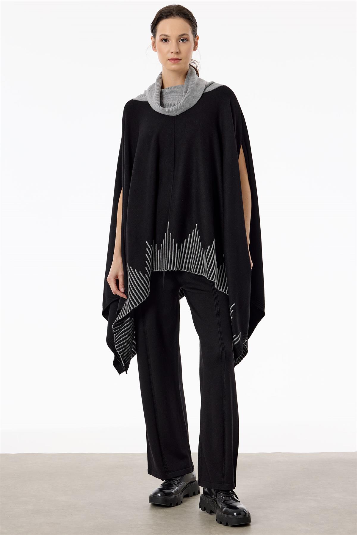 Triko Panço Pantolon Takımı SİYAH