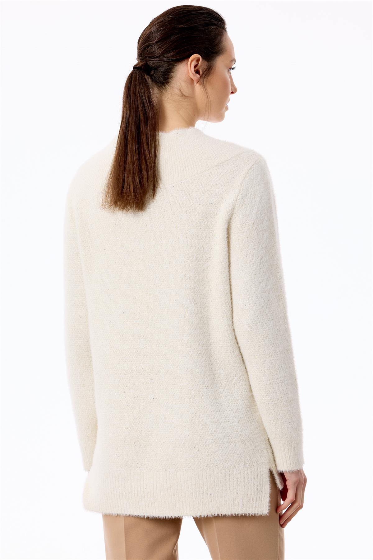 V Yaka Pullu Tunik EKRU
