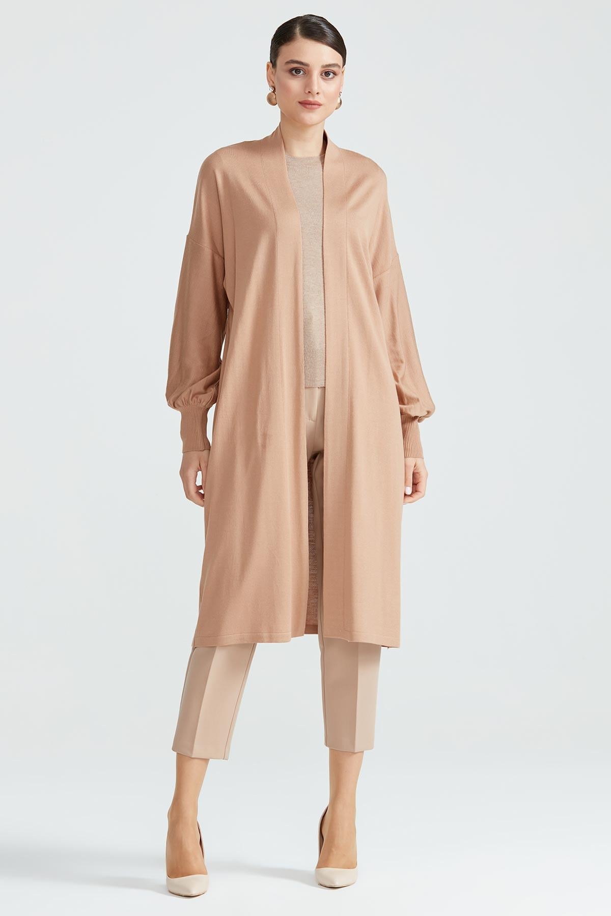 Balon Kol Hırka CAMEL