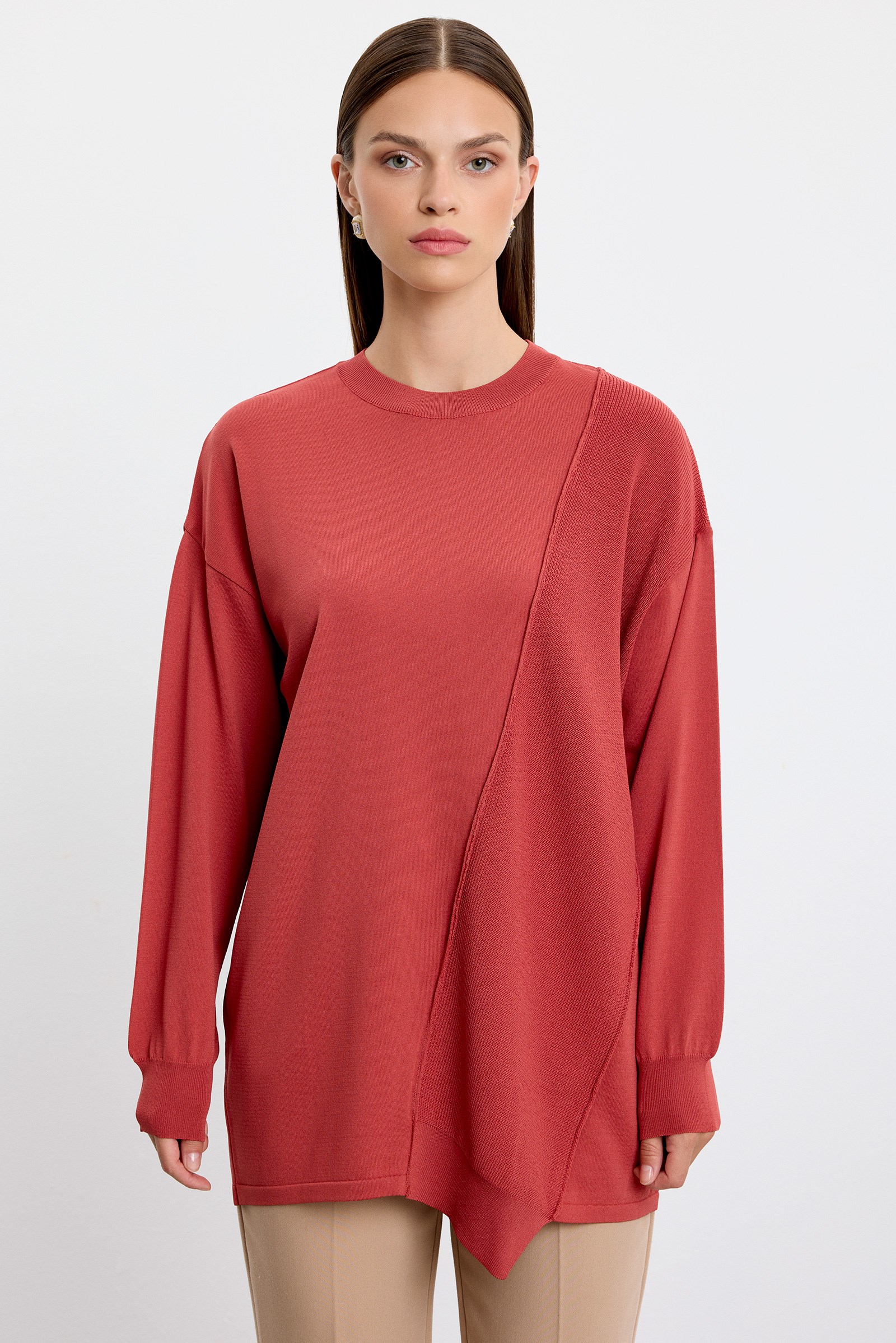 Örgü Detaylı Rayon Tunik SOMON