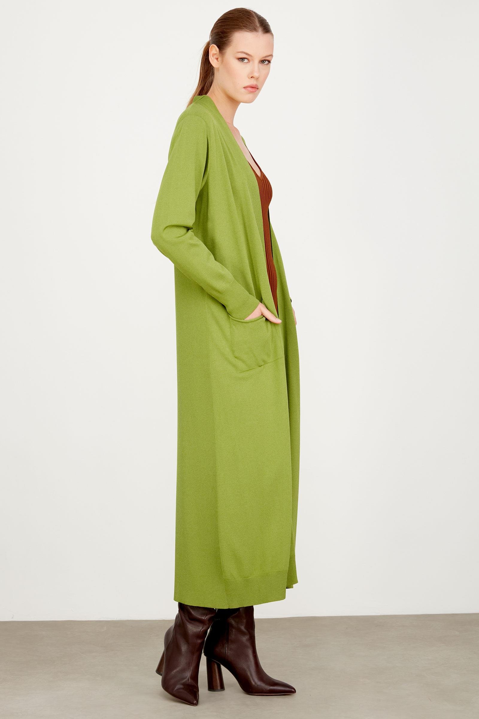 SOSİS CEPLİ BASIC RAYON HIRKA YEŞİL
