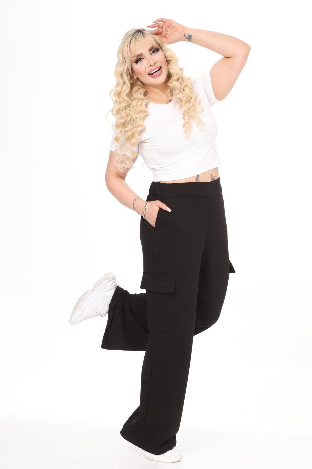 Kargo cepli salaş eşofman altı 