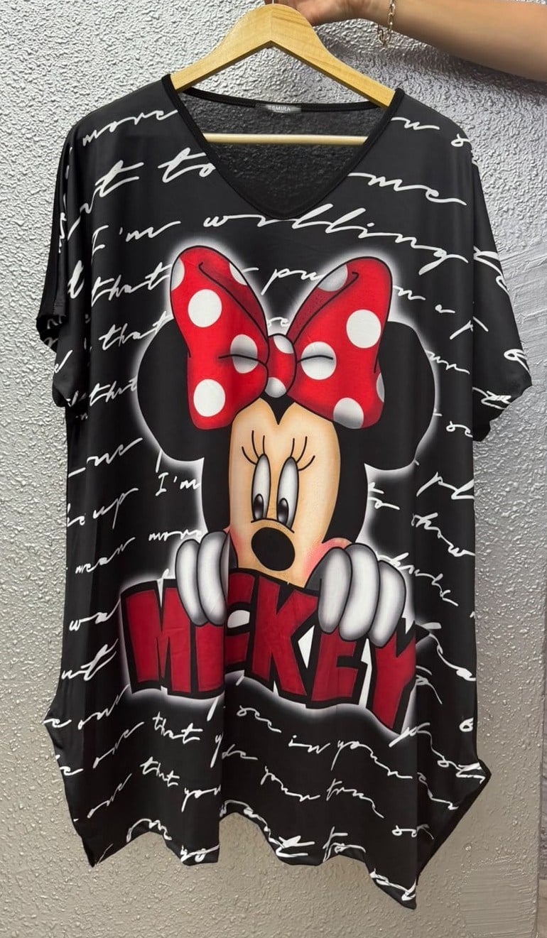 Minnie baskılı tişört