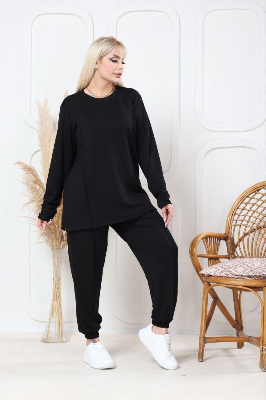 Siyah 2 li eşofman takım 