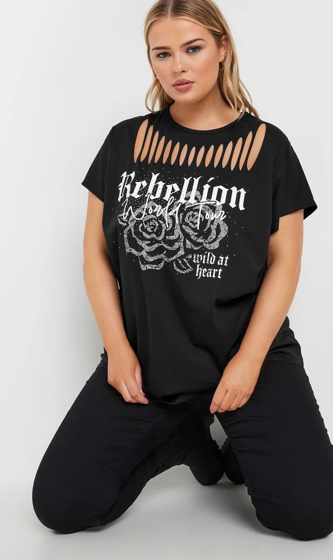 Baskılı lazer kesim tişört 