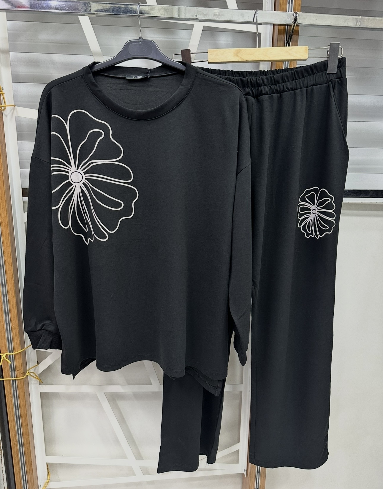 Çiçek desenli 2 li takım 