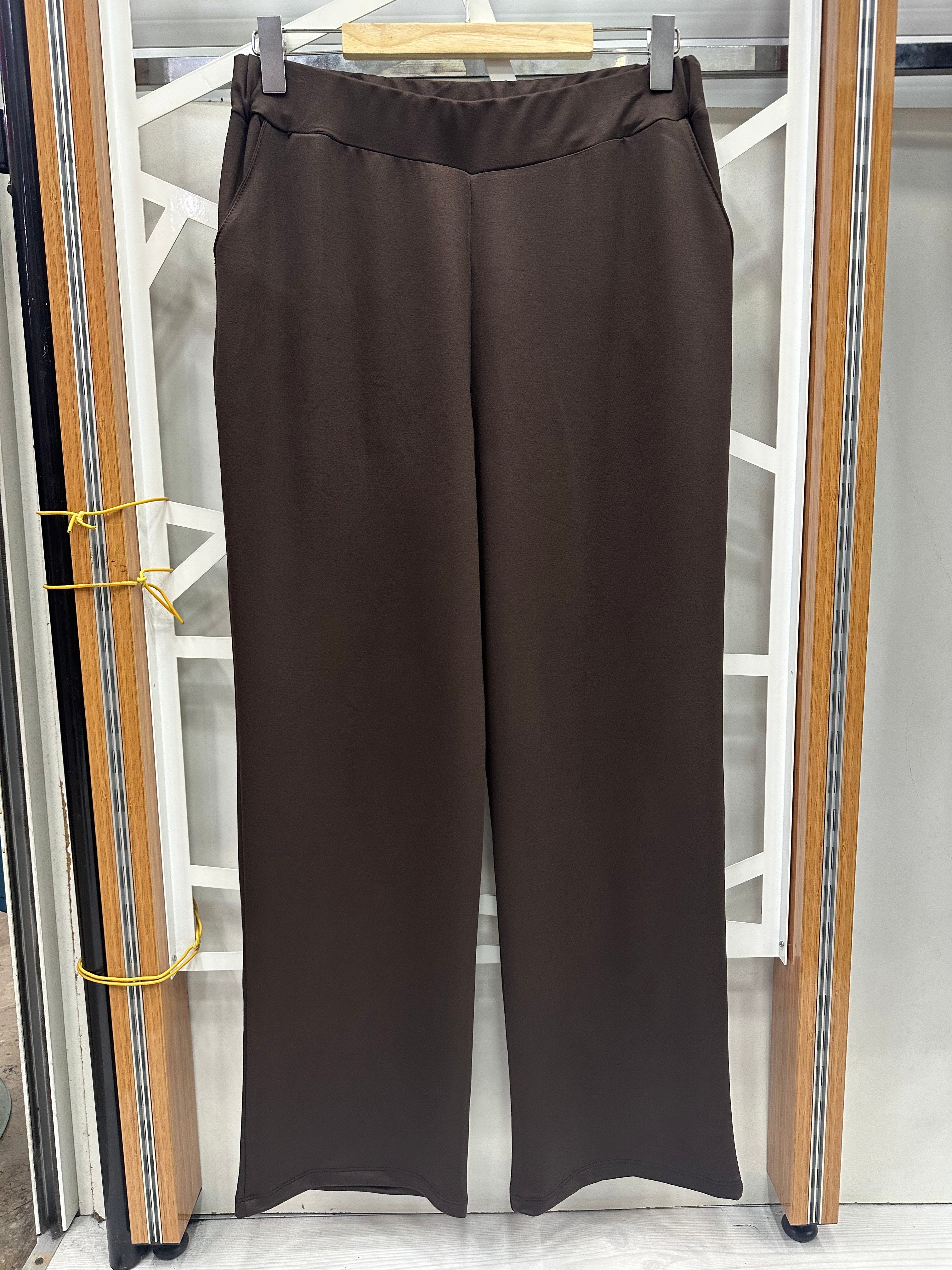 Kahverengi salaş model eşofman pantolon 