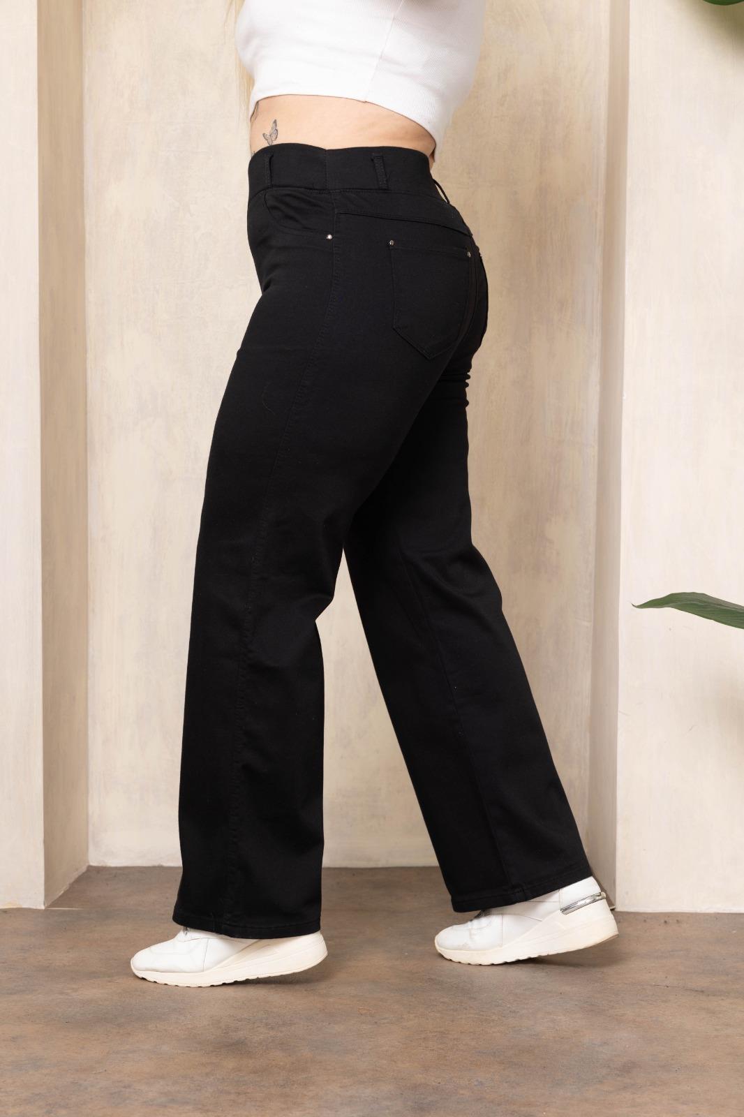 Siyah palazzo pantolon 