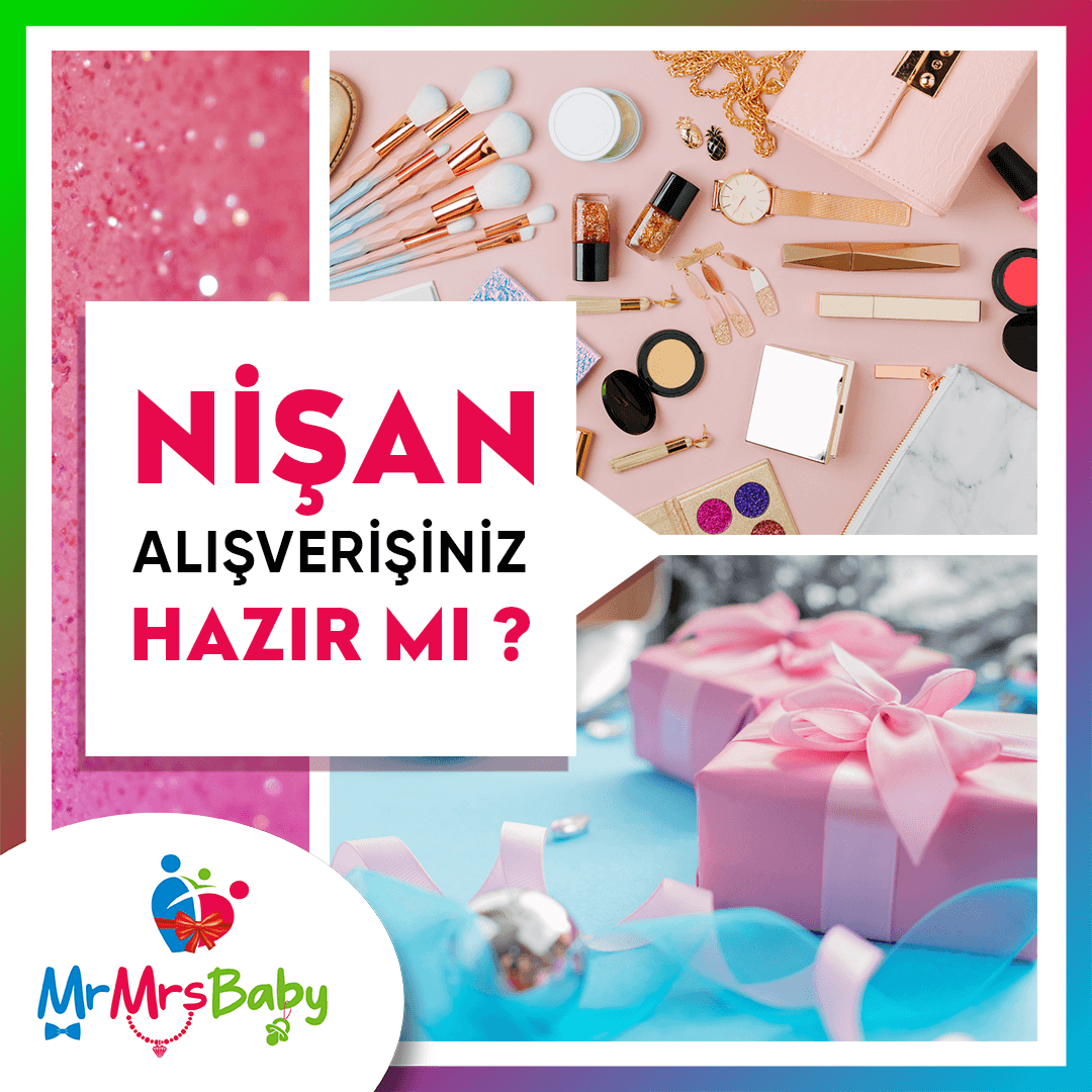 Nişan alışveriş listesi için gelin ve damat bohçası, takılar, çanta, kozmetik ürünleri ve zarif hediye paketleriyle hazırlanmış nişan alışverişi görseli