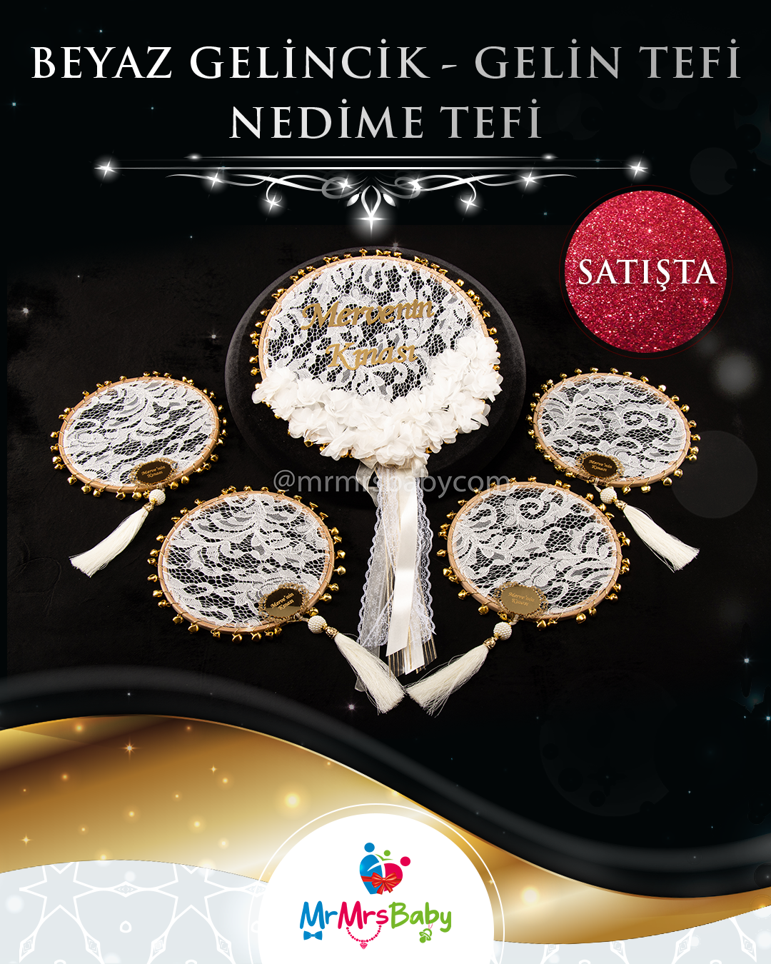 Beyaz Gelincik Kına Seti