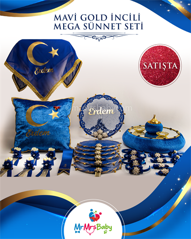 Mega Mavi Gold Sünnet  Kına Seti