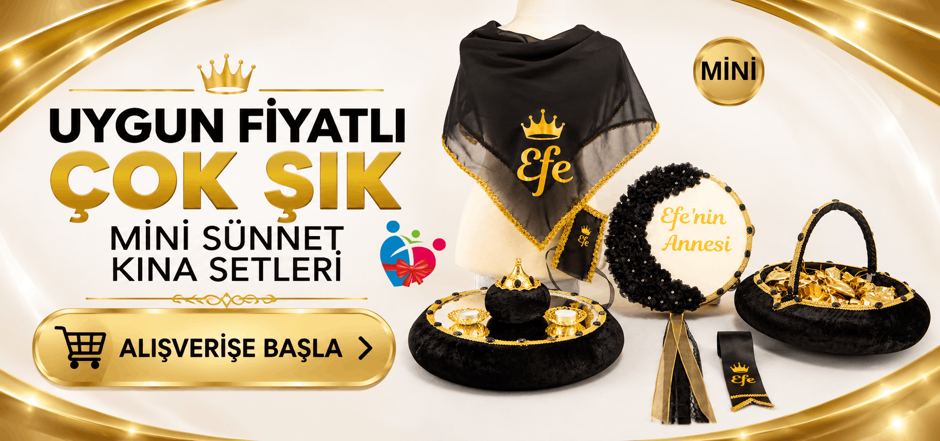 Uygun Fiyatlı Çok Şık Mini Sünnet Kına Setleri MrMrsBaby