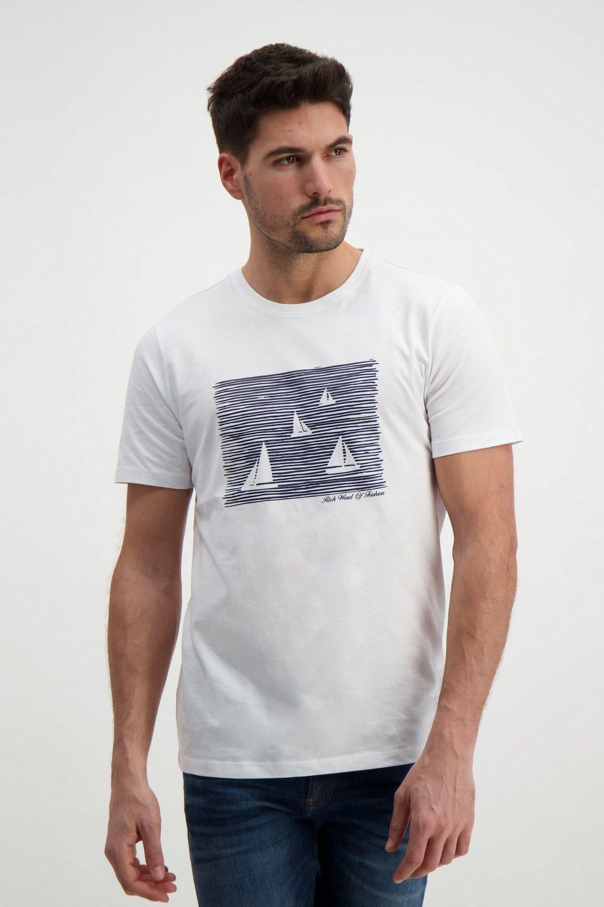 Rich Erkek Bisiklet Yaka T-shirt