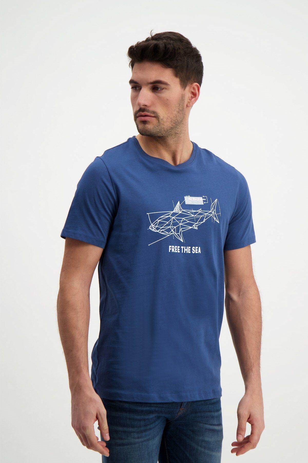 Rich Erkek Bisiklet Yaka T-shirt