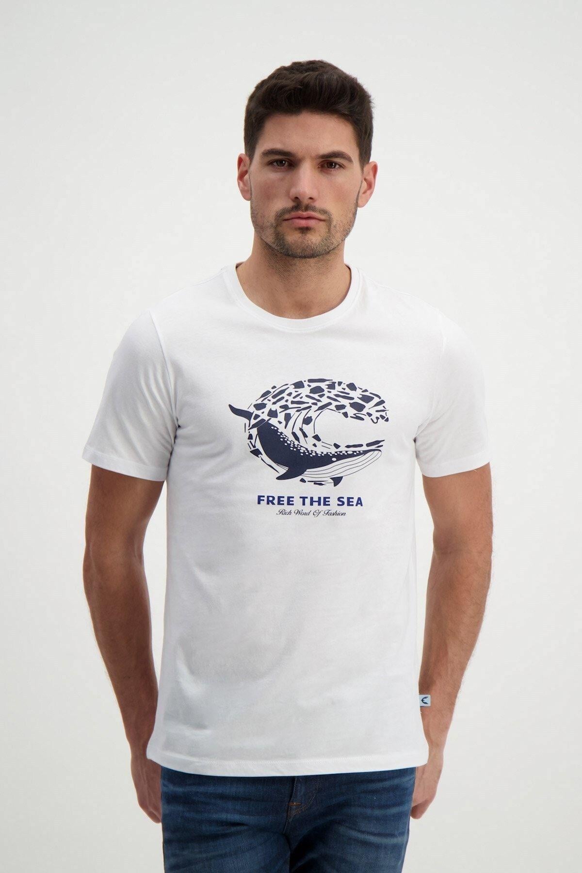 Rich Erkek Bisiklet Yaka T-shirt