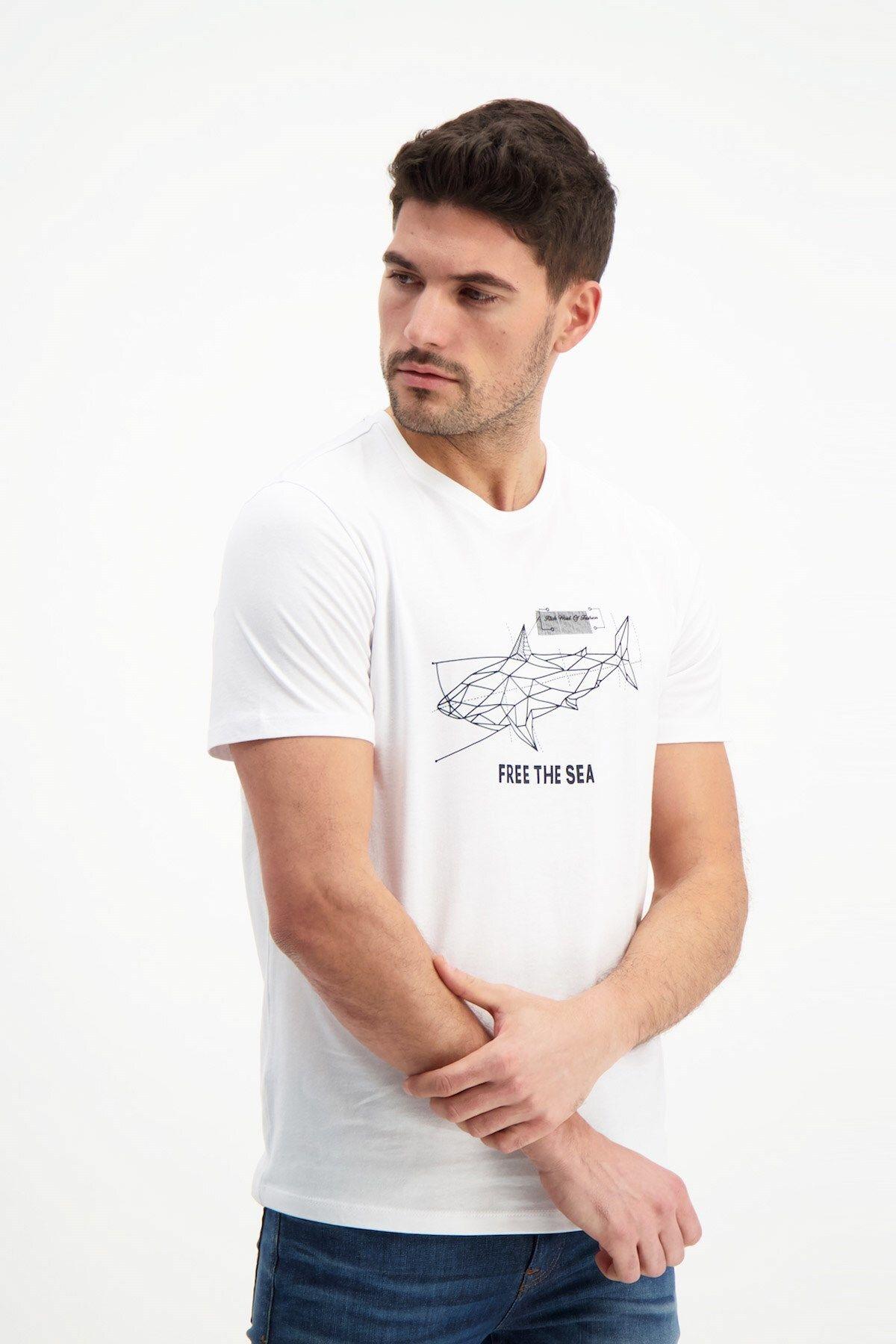 Rich Erkek Bisiklet Yaka T-shirt