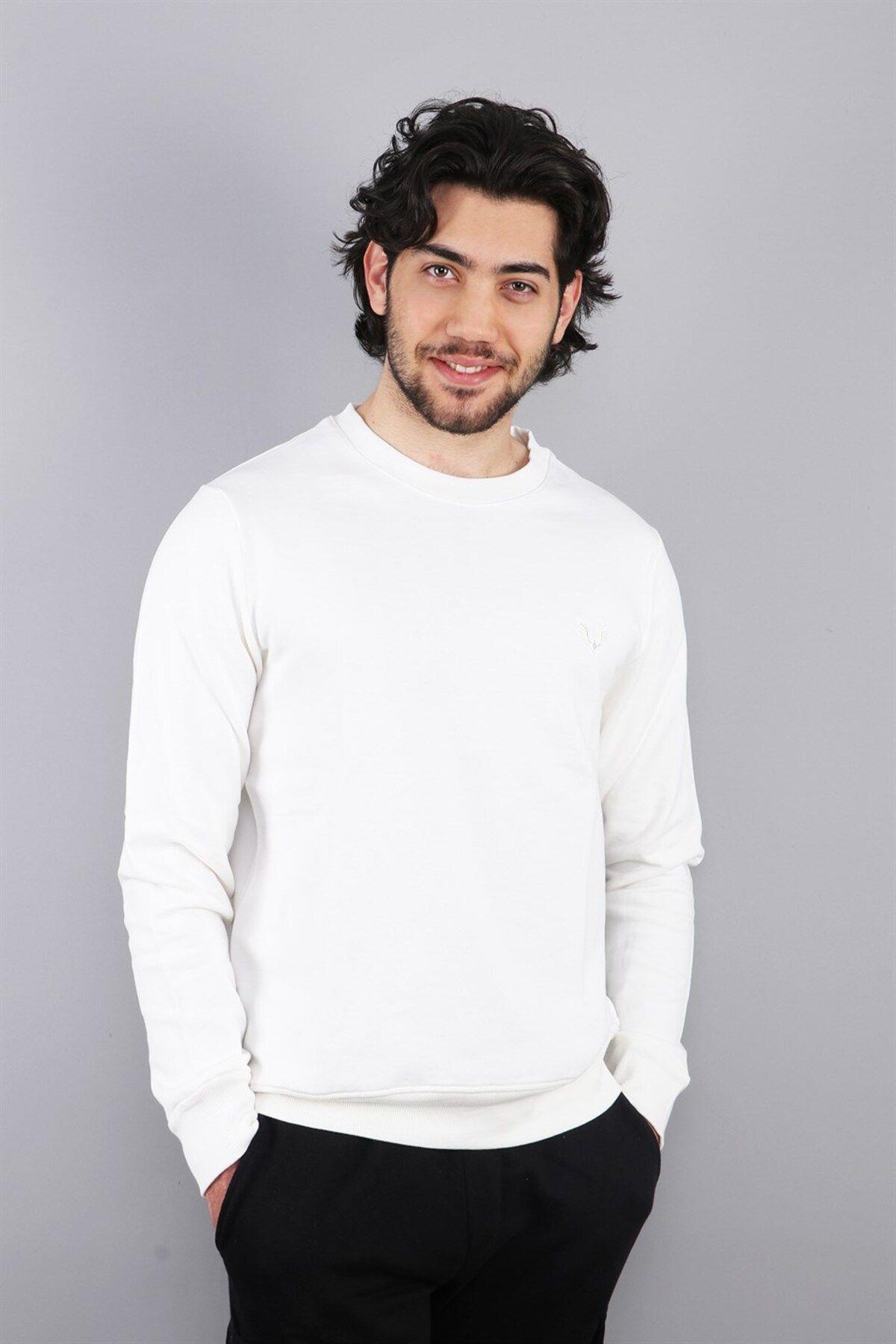 Rich Erkek Logo Nakışlı Sweatshirt