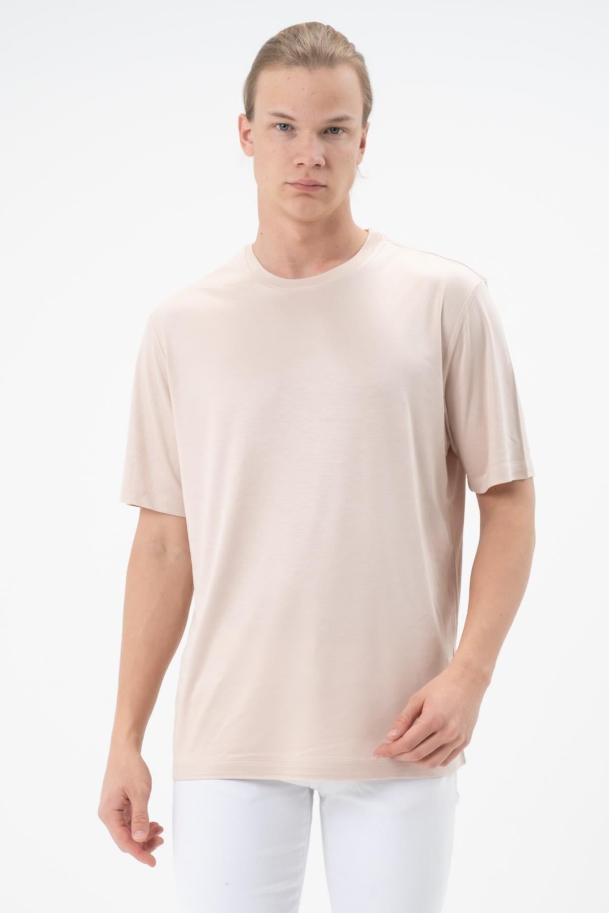 Yazlık Erkek Oversize Tişört – Yazlık T-shirt - Merserize Tişört