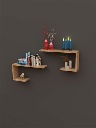 Uçan Raf Dekoratif Duvar Rafı