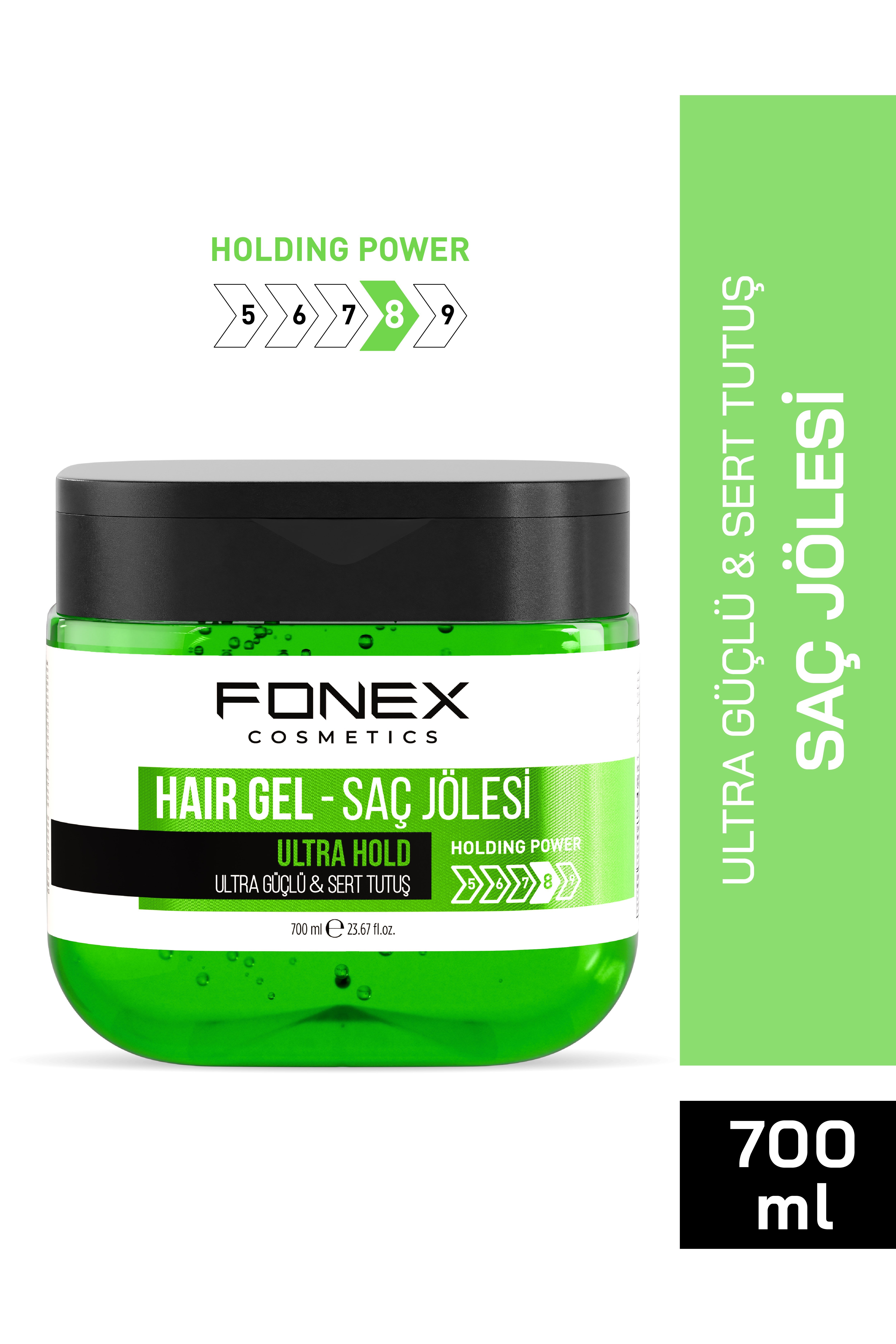 Fonex Saç Jölesi Ultra Güçlü - Sert Tutuş 700 ML 