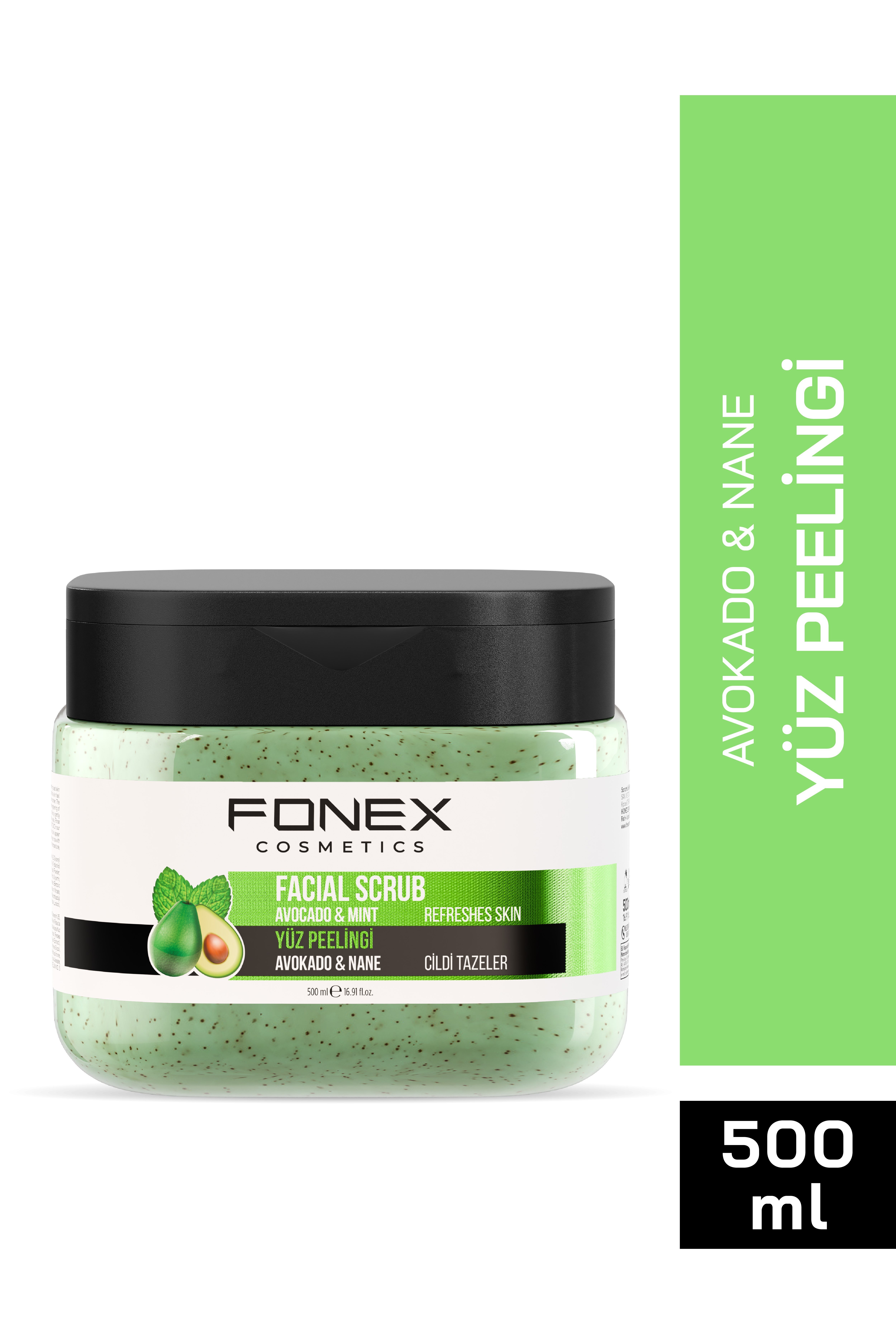 Fonex Yüz Peelingi Avokado - Nane 500 ML 