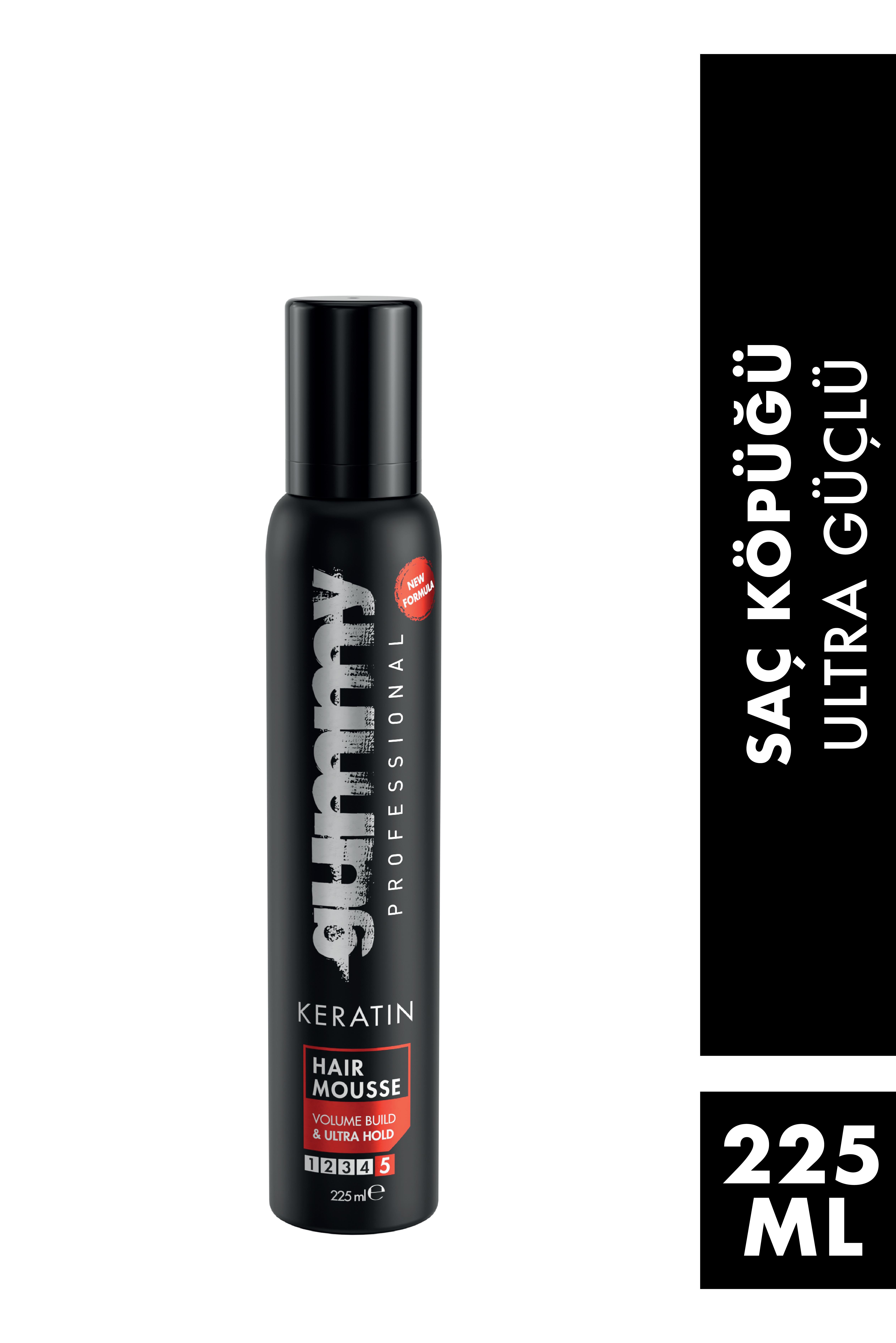 Gummy Saç Köpügü Ultra Sert 225 ML