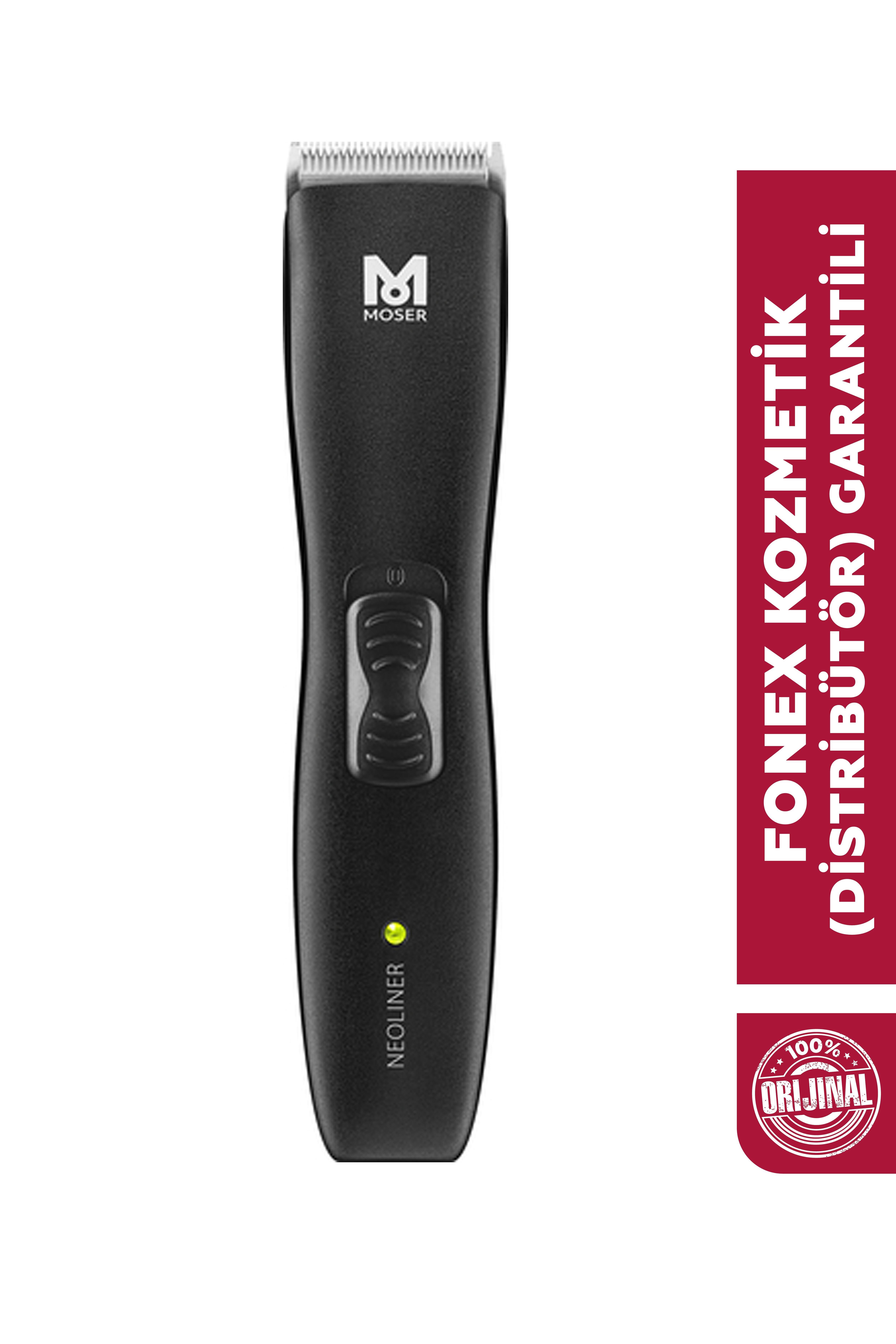 Moser 1586 Neoliner Kablosuz Profesyonel Sakal Kesme Makinasi (Siyah)