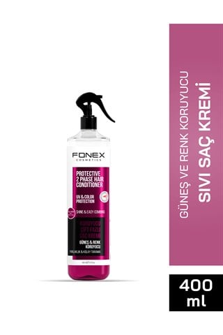 Fonex Çift Fazlı Sıvı Saç Kremi Koruyucu 400 ML 