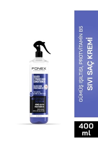 Fonex Çift Fazlı Sıvı Saç Kremi Mor 400 ML 