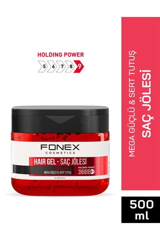 Fonex Saç Jölesi Mega Güçlü - Sert Tutuş 500 ML 