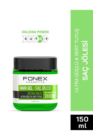Fonex Saç Jölesi Ultra Güçlü - Sert Tutuş 150 ML 