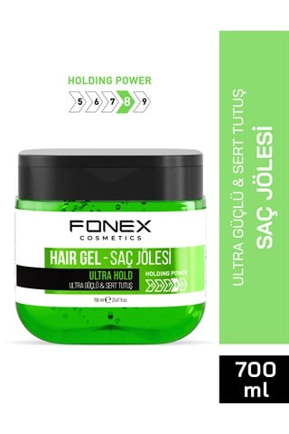 Fonex Saç Jölesi Ultra Güçlü - Sert Tutuş 700 ML 